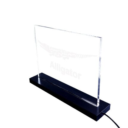 亚克力发光招牌led广告牌t型台有机玻璃卡牌签挂壁式洗手间指示牌