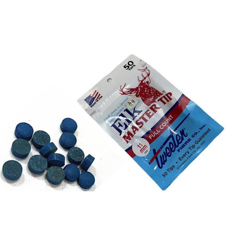 粒皮头鹿头桌球杆头小头斯诺克台球杆头10mm/11mm【1袋50master】