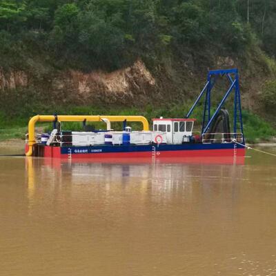 热销吸沙船浅海采砂船湖泊水库清淤挖沙船河道淘金设备链斗式挖沙