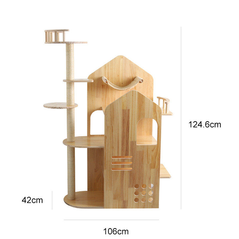 豪华实木大型猫爬架剑麻太空舱猫咪抓柱猫窝猫树落地架一体式,机械设备,其他机械设备,淘宝优惠券,粉丝福利购,淘宝优惠卷