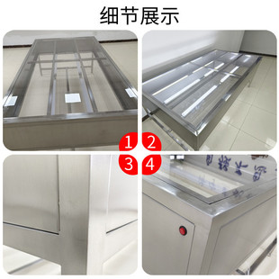 热销304不锈钢灯检台工作台实验室检验桌维修台拣选无尘洁净车间