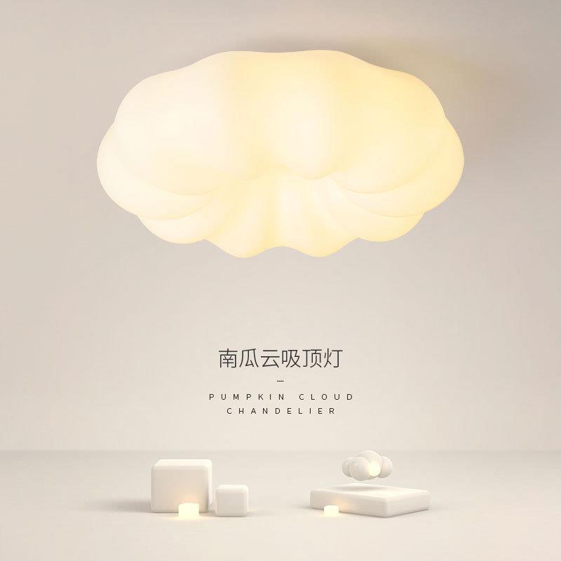 儿童房灯卧室灯女孩男孩云朵吸顶灯创意卡通南瓜灯护眼公主房间灯