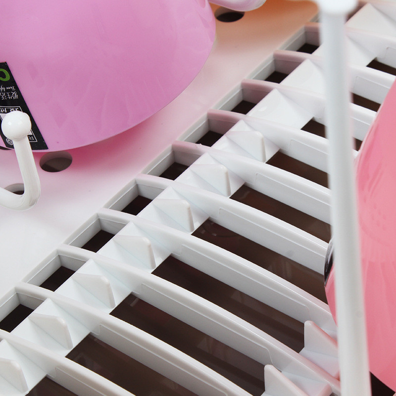 热销塑料批发厂家碗柜厨房沥水碗架抽水碗碟筷收纳盒餐具置物架