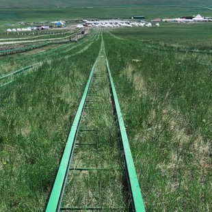 景区户外轨道滑草儿童大型滑草场无动力游乐设备车亲子项目厂家