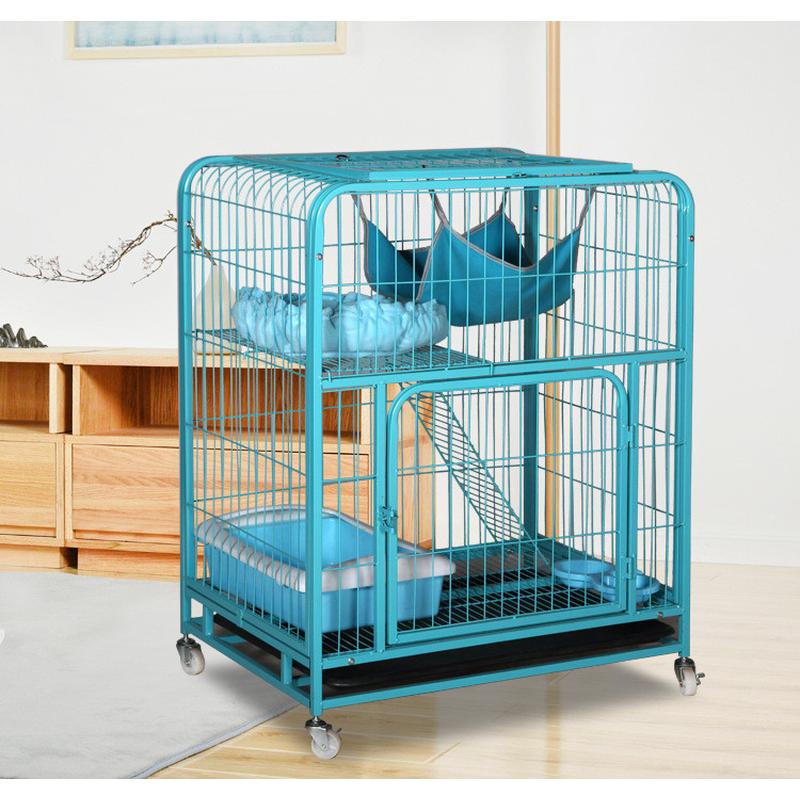方管猫笼大猫笼子别墅三层大二层双层宠物笼繁殖猫咪笼狗笼代发