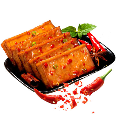 新日期乡乡嘴厚豆干湖南武冈原浆豆腐干小包装香香嘴麻辣小吃休闲