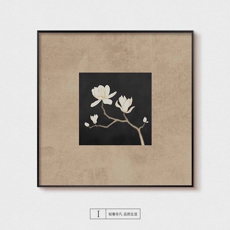 法式中古艺术组合客厅装饰画葫芦挂画复古沙发背景墙卧室床头壁画