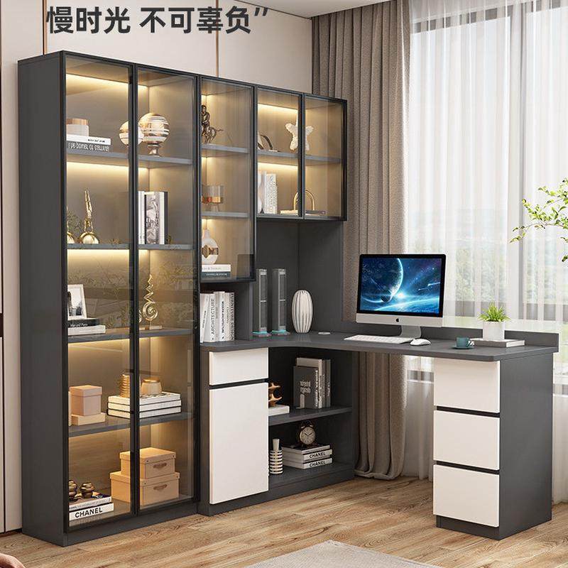 实木台式电脑桌家用办公桌转角书桌书架一体桌儿童学习桌子写,机械设备,其他机械设备,淘宝优惠券,粉丝福利购,淘宝优惠卷