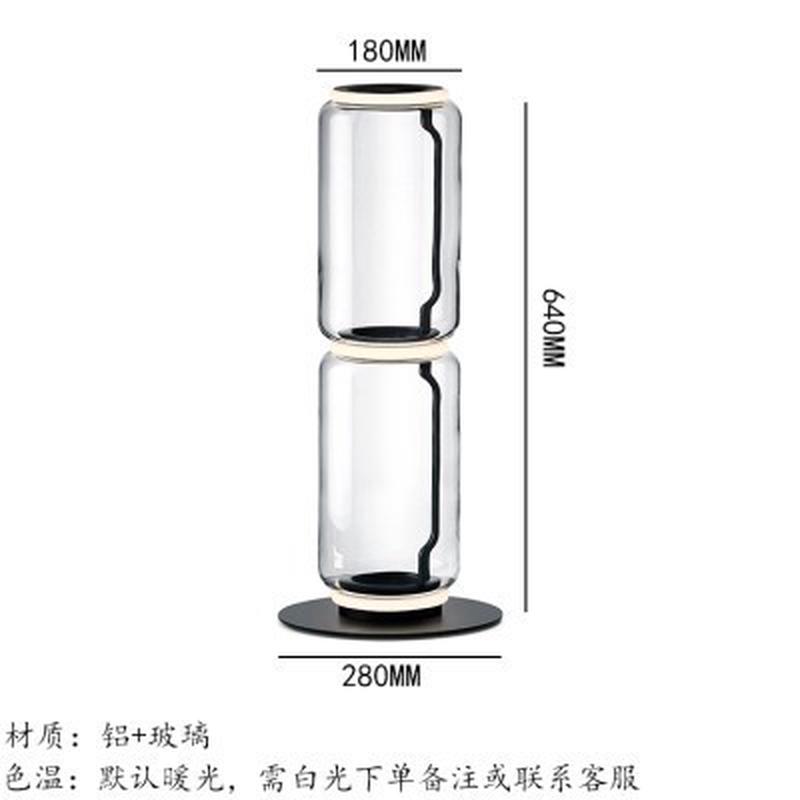 意客厅极简创意设计师式玻璃落地灯后现代酒店别墅样板房沙发边灯