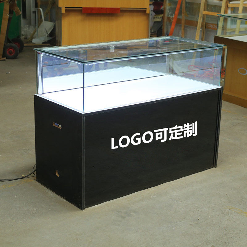 木展示柜玻璃产品光珠宝玉器饰胜商用展柜靠墙柜烤漆铁柜手机柜台