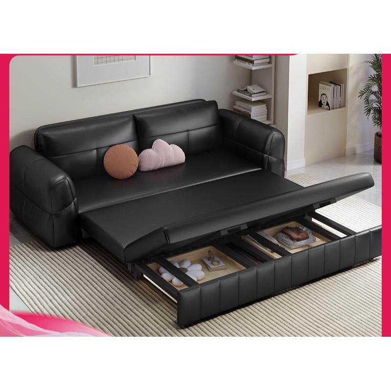 百免洗猫抓皮黑色沙发床两用可折叠客厅小户型多功能家具,畜牧/养殖物资,特种养殖设备,淘宝优惠券,粉丝福利购,淘宝优惠卷