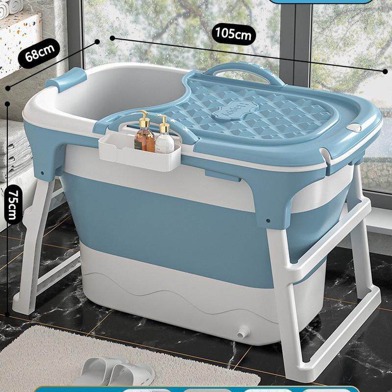 泡澡桶折叠划算家用超大人浴桶免安装成人全身塑料浴缸浴盆洗澡桶