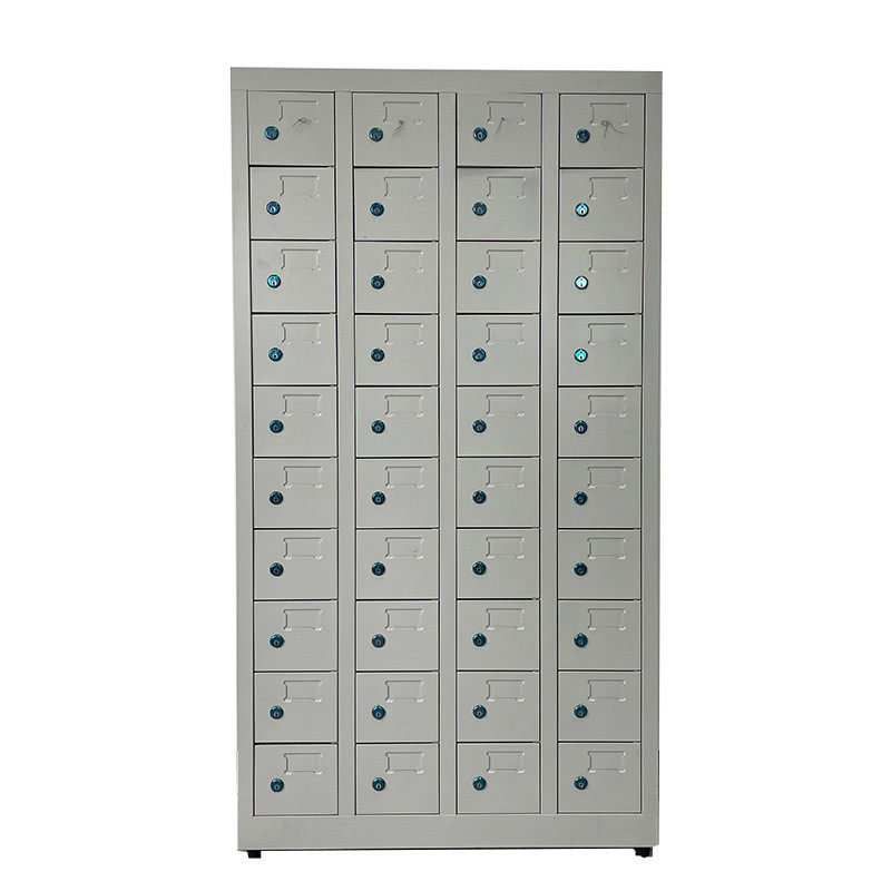 热销铁皮手机存放柜钢制带锁随身物品集中保管储物柜教室车间手机