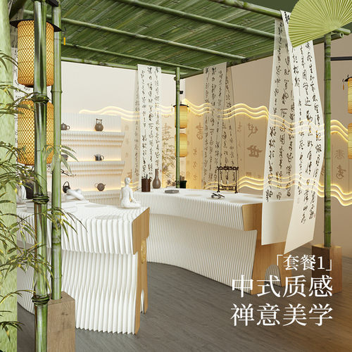 热销十八纸中岛展示架线下实体店展会摆放产品样品置物陈列架