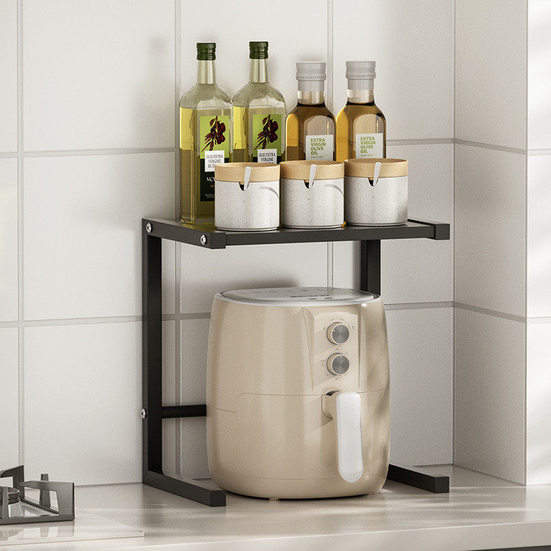 厨房置物架落地多层收纳架台面双层烤箱架子厨房用品微波炉置物架,收纳整理,橱柜收纳筐,淘宝优惠券,粉丝福利购,淘宝优惠卷