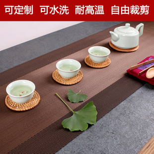 茶席桌旗茶垫茶桌布家用桌茶旗禅意壶垫子桌垫茶盘垫可过滤可定制