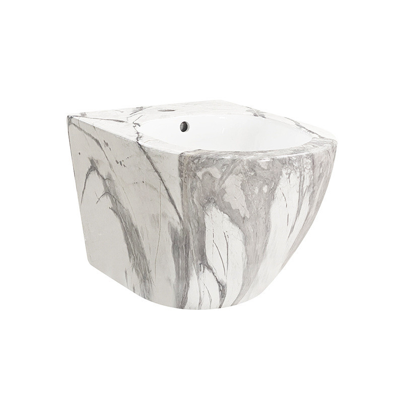 热销家用陶瓷挂墙式女士妇洗妇女洗洁器坐式盆冲洗清洁器卫生间坐