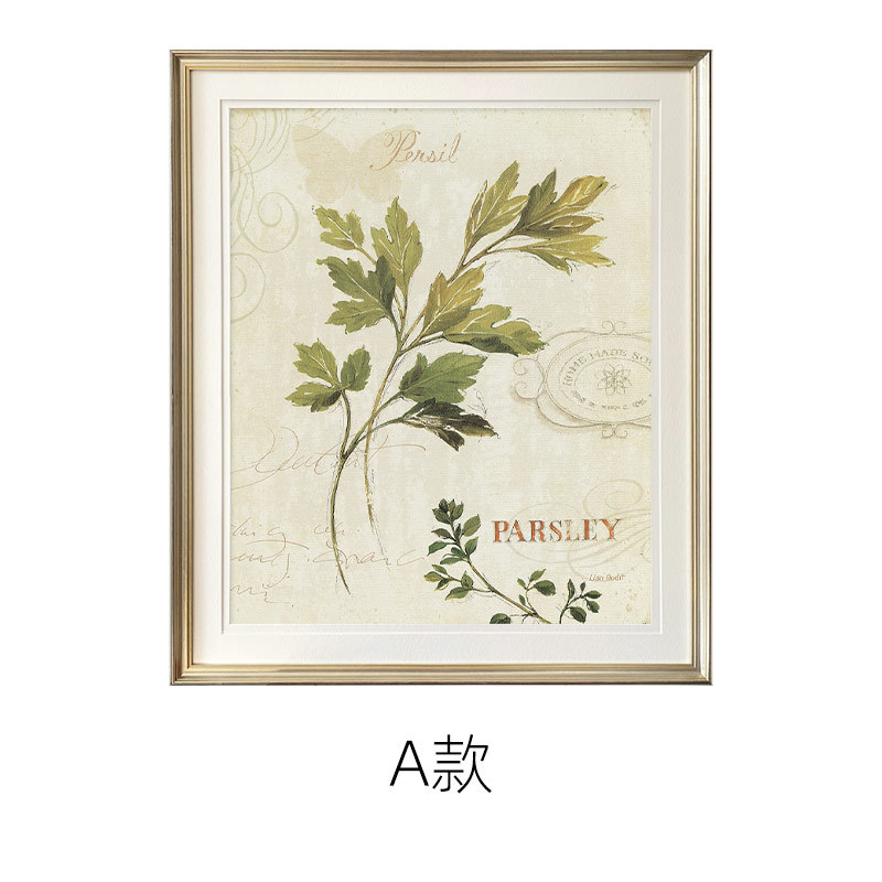 现代简约轻奢美式装饰画客厅沙发背景墙挂画卧室玄关壁画餐厅香草图片