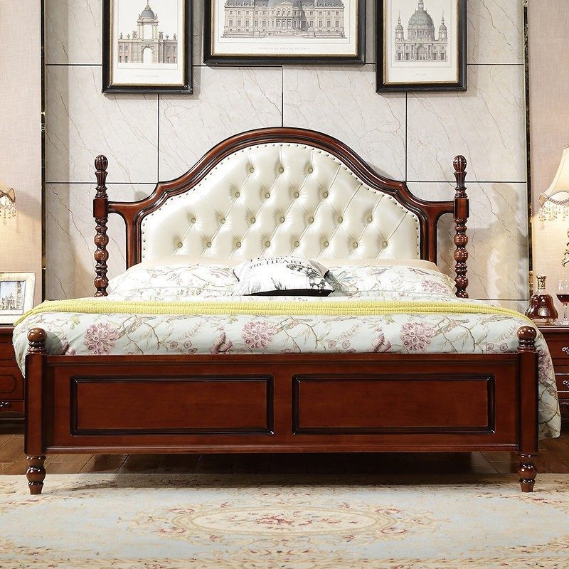 美式乡村实木床1.8米双人床主卧室2米软体包大床气压抽屉高箱储物,畜牧/养殖物资,特种养殖设备,淘宝优惠券,粉丝福利购,淘宝优惠卷