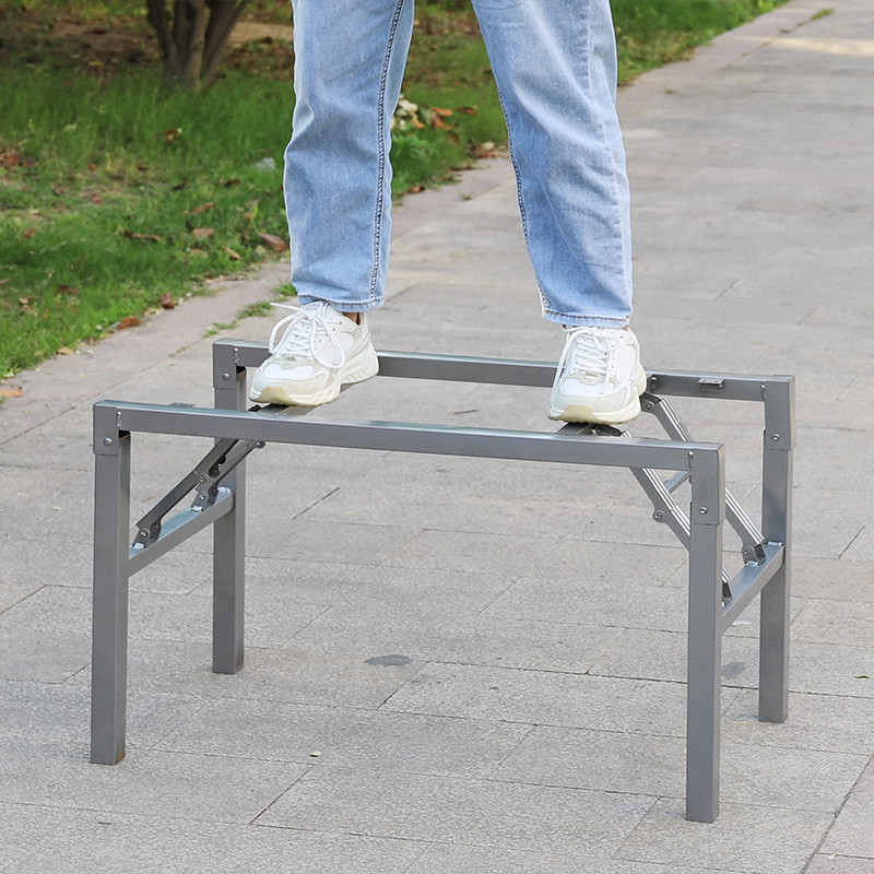 长方形折叠桌架子简易折叠桌子腿长桌腿支架小桌子架子桌风源