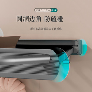 晾衣架壁挂式免打孔晾衣晒袜子浴室隐形折叠浴巾架室内窗户晾衣架