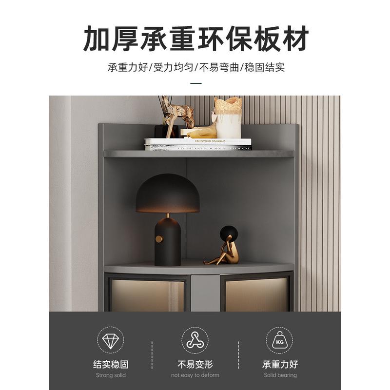 角柜转角柜三角柜子墙角靠墙三角柜收纳柜置物柜客厅拐角柜边角柜