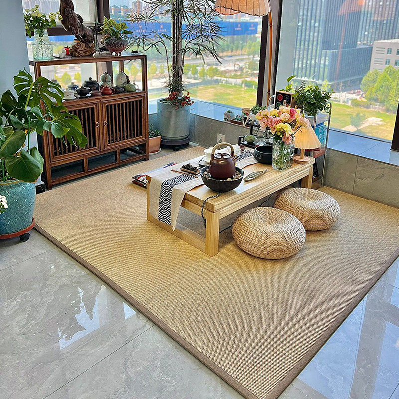 竹编地毯客厅日式榻榻米垫卧室地板铺垫茶室打坐垫子阳台茶桌地垫,居家布艺,地毯,淘宝优惠券,粉丝福利购,淘宝优惠卷