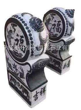 青石抱当石门墩门鼓石鼓石墩仿古石雕门墩雕刻石抱鼓