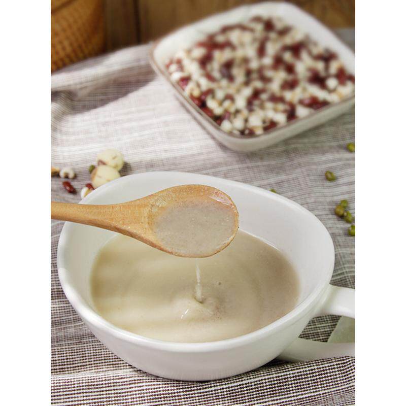 速发绿豆粉百合粉红豆薏米粉红豆粉熟纯即食早餐现磨冲引膳食纤维