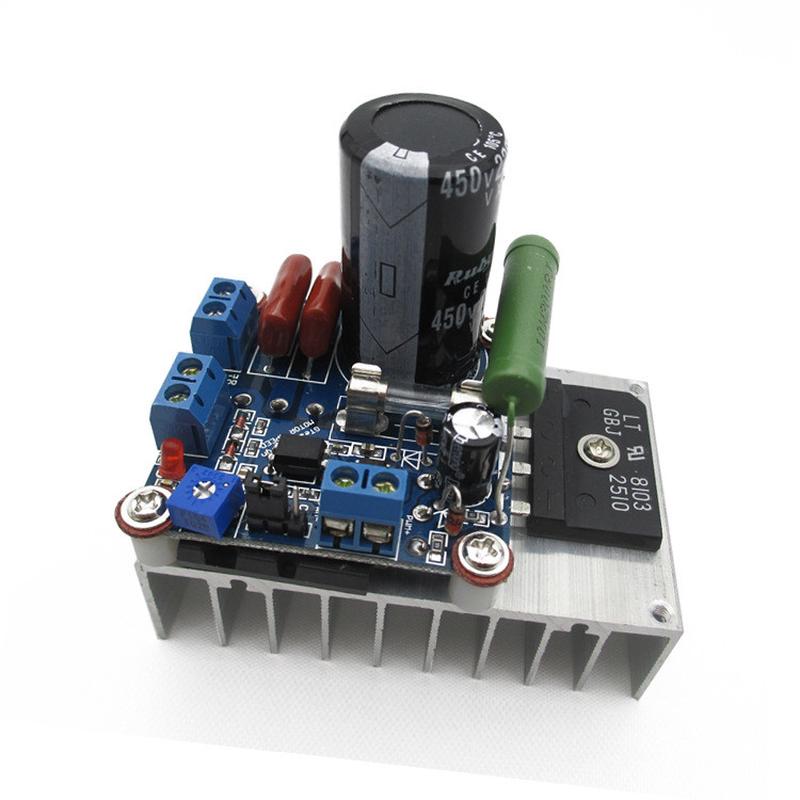 热销直流电机调速器12v24v48v110vpwm调速mach3主轴调速可控硅