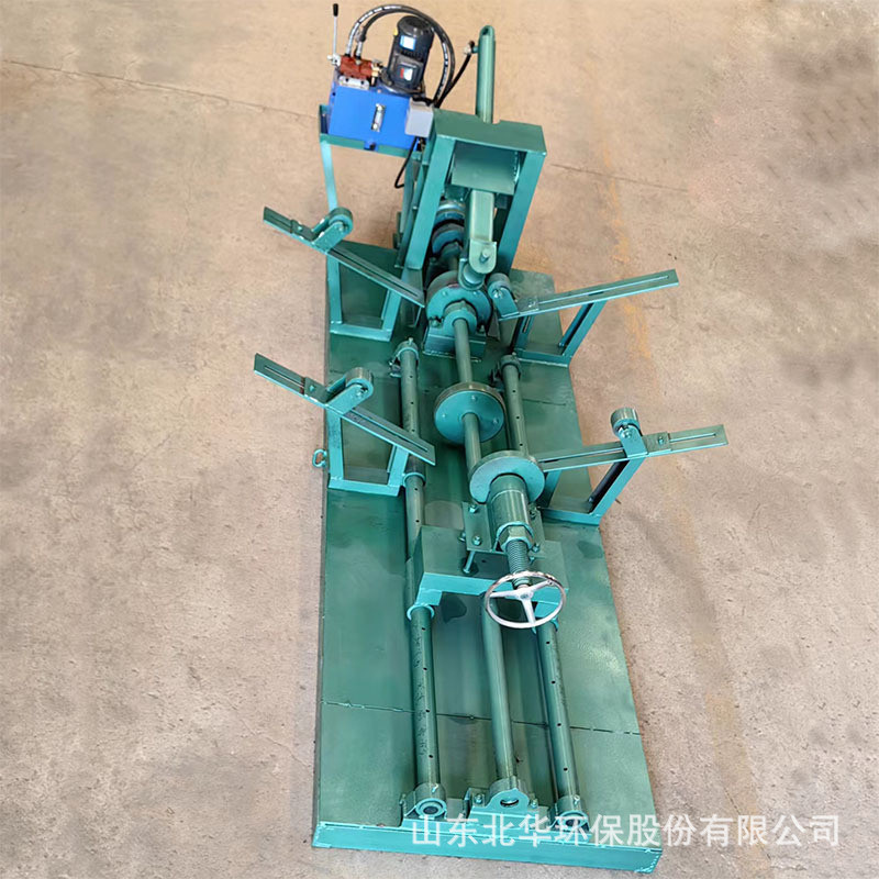 河北北华环保风管翻边机法兰圆筒液压手动翻边机