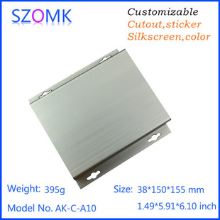 DIY电子铝合金机箱散热仪外壳C SZOMK仪表器铝型材壳体分体式 A10
