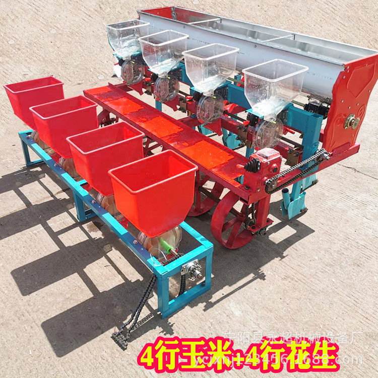 热销新款可订做多行玉米大豆精种机可调节间距免耕播播种机
