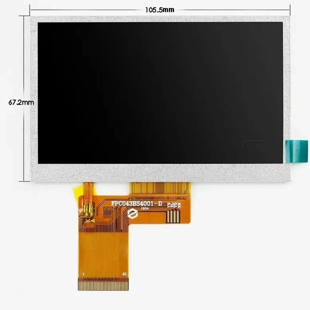 4.3寸5寸7寸通用40p50p老人唱戏看戏机mp4游戏机导航仪液晶显示屏