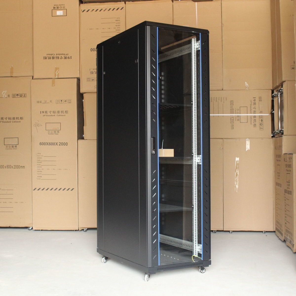 热销网络机柜服务器电脑机柜监控功放通信设备交换机箱弱电机柜现