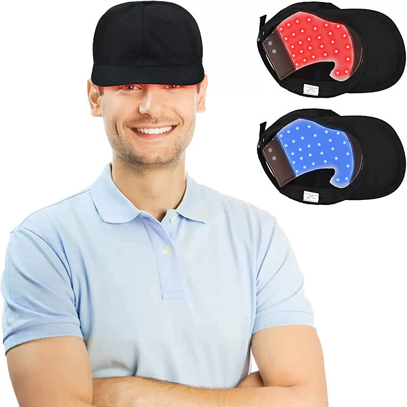 热销led护发帽红光冲帽660/460带脉生发功能防脱发理疗灯