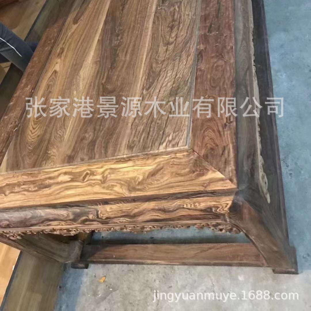 虎斑檀非洲白酸枝非洲白酸枝方料家具用料虎斑檀原木非洲白酸
