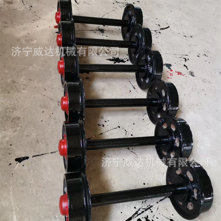 热销矿车轮矿用300mm铸钢矿车导向轮翻斗式窑车实心轮对对轨道轮