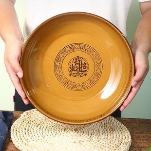 热销大碗陶瓷碗大容量面碗可加热酸菜鱼盆水煮鱼平底碗特大号家用