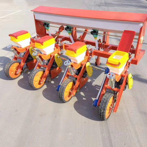 热销悬浮式脱粒施肥四轮播种机玉米加农业大豆点播撕皮机拖拉机免