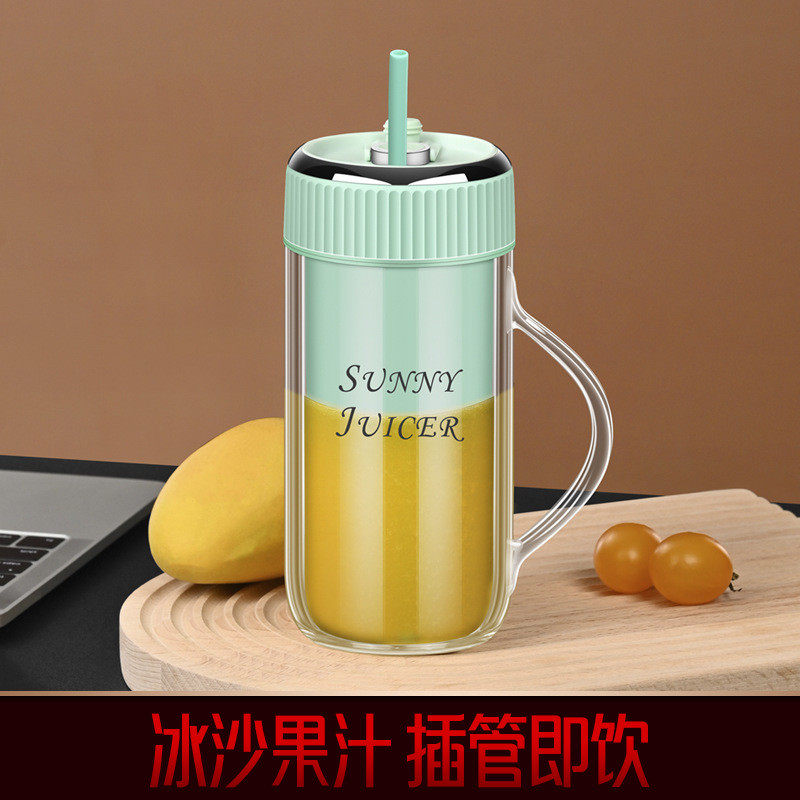 无线电动榨汁器便携式榨汁杯渣汁分离家用多功能迷你小型果汁机