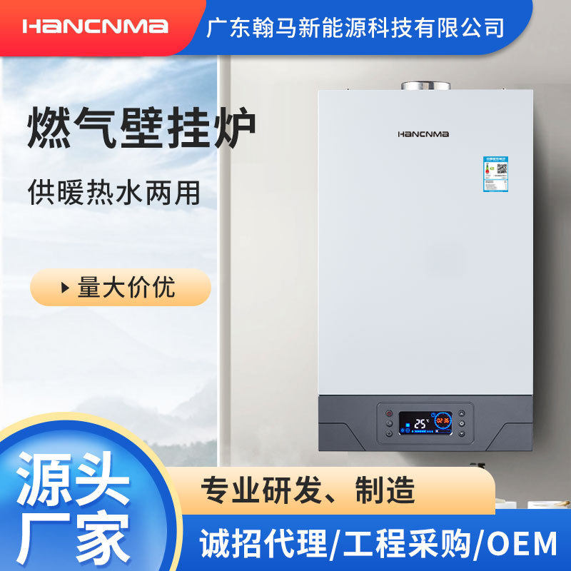 热水供暖壁挂炉两用一体燃气采暖热水炉家用采暖炉燃气壁挂炉批发