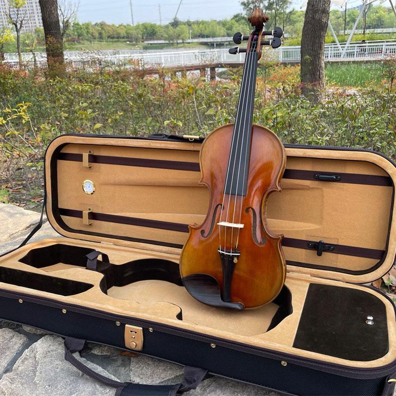 高档欧料小提琴油性漆手工小提琴演奏小提琴soloviolin实物图片