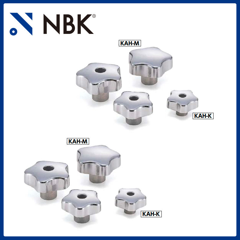 NBKKAH-R铝合金握把旋钮多角形铰孔研磨机械零件紧固件