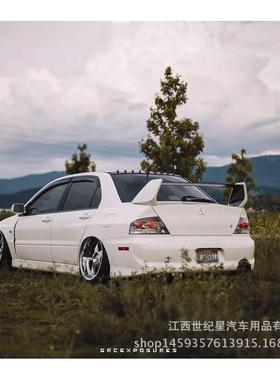 热销适用于05蓝瑟abs汽车尾翼蓝瑟跑车翼尾翼 05lancer晴雨挡包围