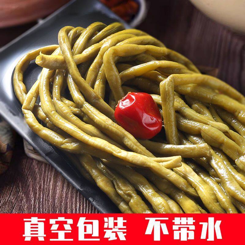 新日期【不带水】正宗老坛酸豆角农家自制泡豇豆下饭菜真空包装直