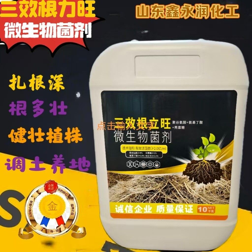 微生物菌剂强力生根液蔬菜发酵生物草莓调土养根壮苗三效根立旺