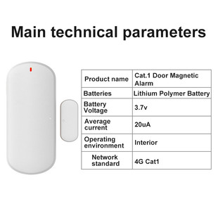 Temu门磁报警器入户门防盗门窗感应报警器防贼开关门提醒器
