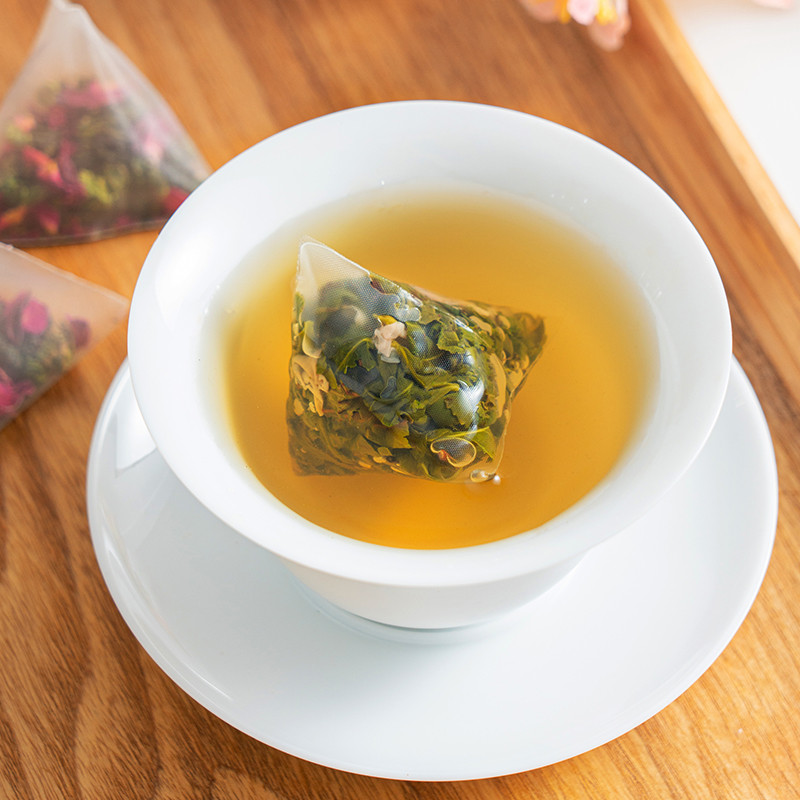 新日期100包玫瑰乌龙茶包玫瑰花茶组合乌龙茶叶三角茶包袋泡茶冷