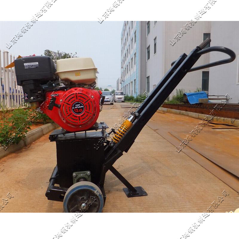 小型路面修补裂缝开槽机沥青路面混凝土地面切割机手摇升降切槽